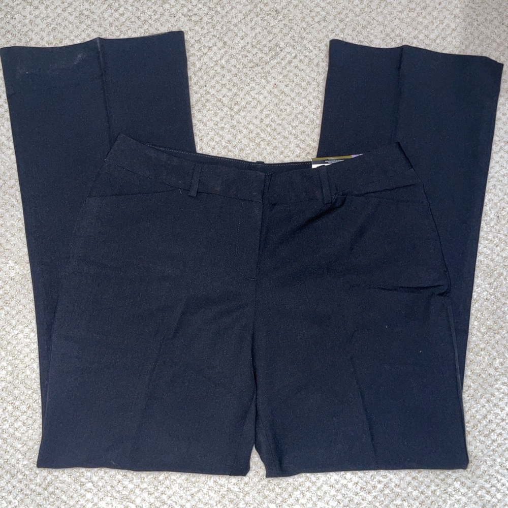 NWT Worthington Black low rise / mid rise trouser pants